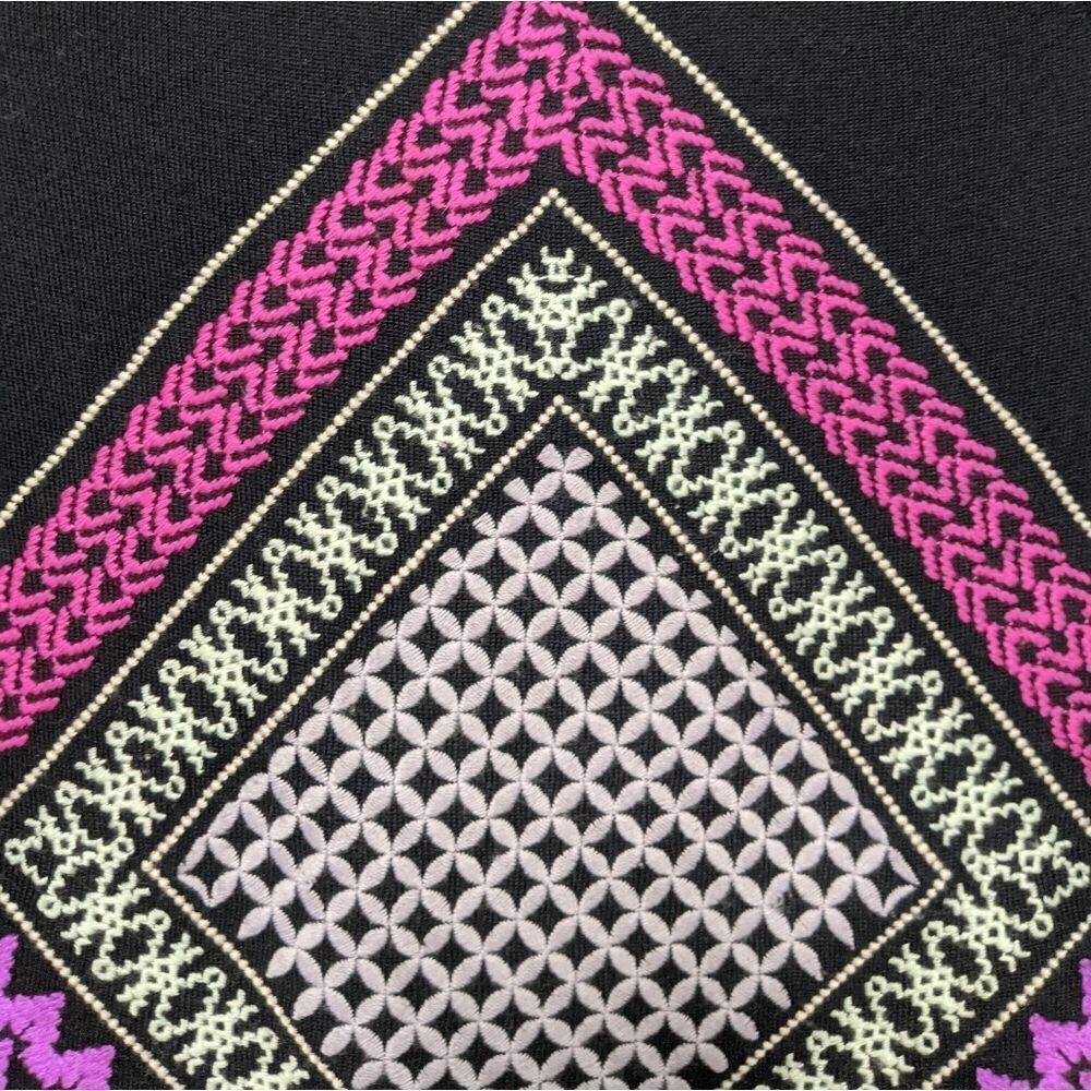 J. CREW Tippi Merino Wool Embroidered Tile Sweater XXS - Picture 3 of 7
